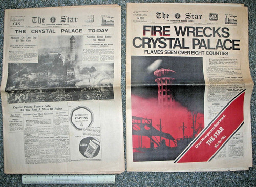Crystal palace fire - fire,