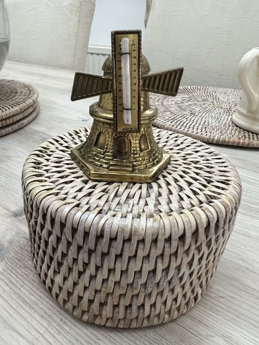 Vintage brass windmill shaped - vintage,