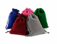 1-50pcs Soft Velvet Drawstring