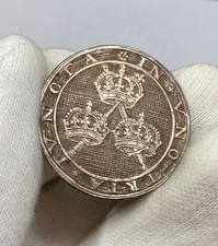 Charles I and Henrietta Maria silver jeton by Simon van de Passe circa 1630