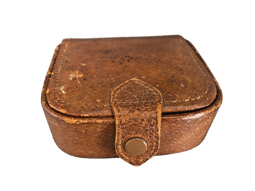 Vintage large real leather - real,