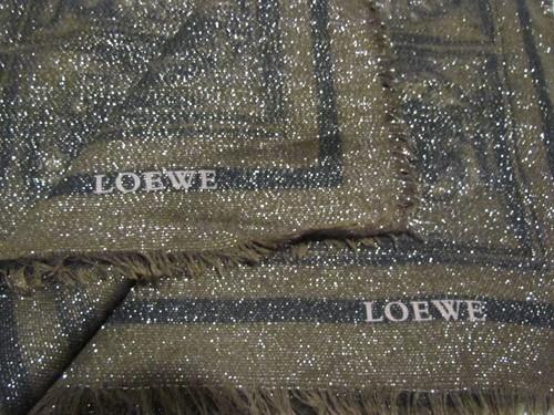 Loewe floral brown wool - loewe, silk
