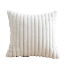 Velvet Stripe Solid Cushion