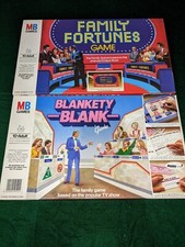 BLANKETY BLANK + FAMILY FORTUNES - classic boardgames in great condition