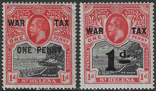 Helena 1916 sets sg - st, 2