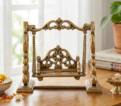 Brass ladoo gopal swing - ladoo, jhula