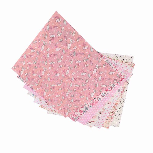 7pcs pink flowers - (25,