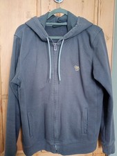 Paul Smith Grey Zebra Hoodie Good Condition Pit To Pit 22 Inches Large