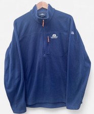 Mountain Equipment Polartec Men’s Half-Zip Navy Blue Fleece - Medium