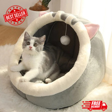 Pet Dog Cat Bed Round Plush