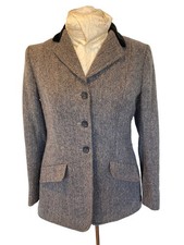 Ladies Blue Tweed Show Jacket Size 36”.    Ref  S22