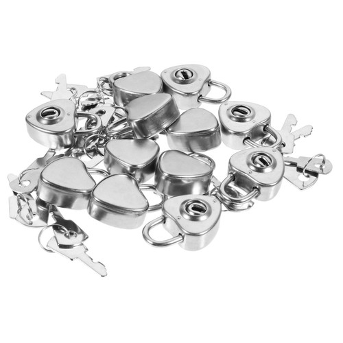 Pcs heart shaped padlock - pcs,