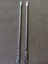 2 CHROME SQUARE TWISTED