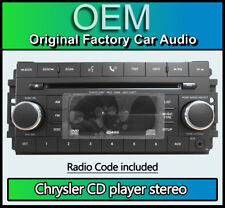 Chrysler Voyager CD player Bluetooth car stereo, 05064925AG AUX in + radio code