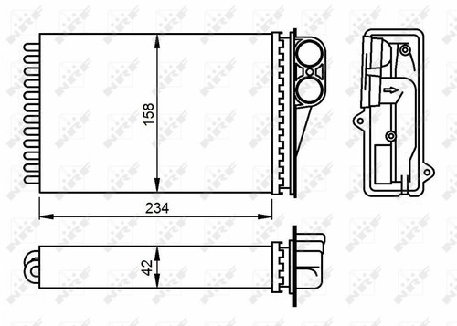 New nrf heater - new, radiator