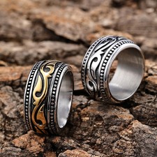 Tribal Ring Irish Celtic Love