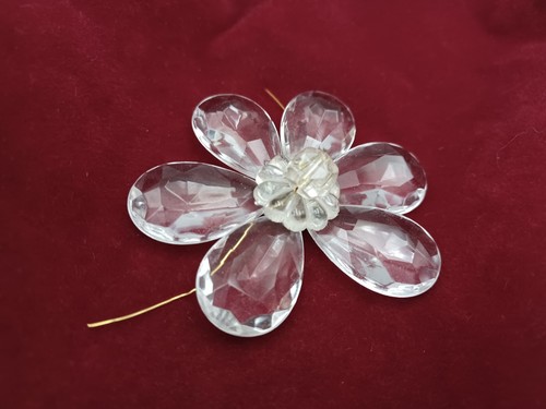 Vintage chandelier rosette - , or