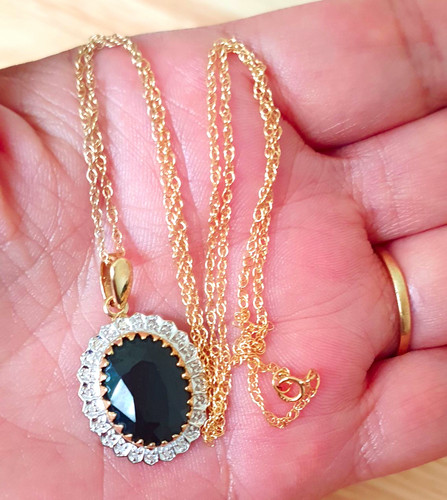 Natural large sapphire and - natural,