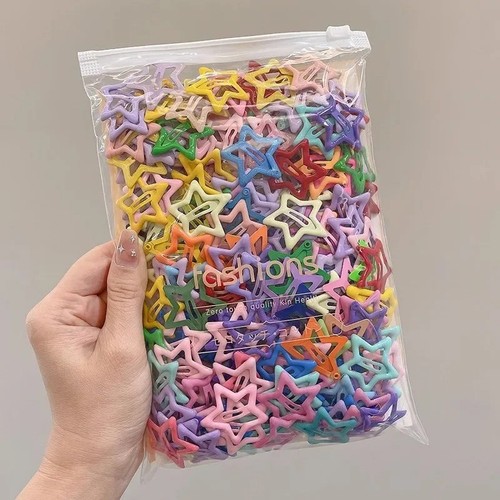 20pcs star shaped snap hair - 20pcs,