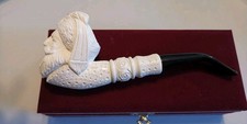 NEW Unsmoked Turkiye  Meerschaum  Pipe With Box