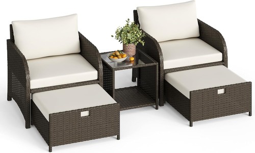 Piece rattan sofa - 5-piece, set