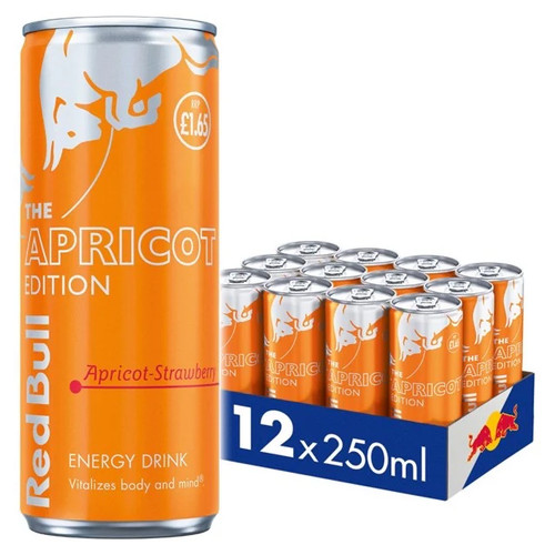 Red bull apricot strawberry - red,