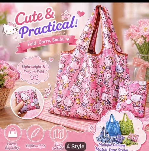 Hello kitty reusable - kitty,