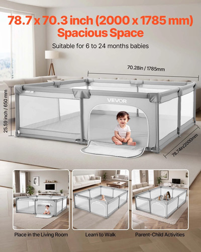 Baby playpen x - baby, 78.7″
