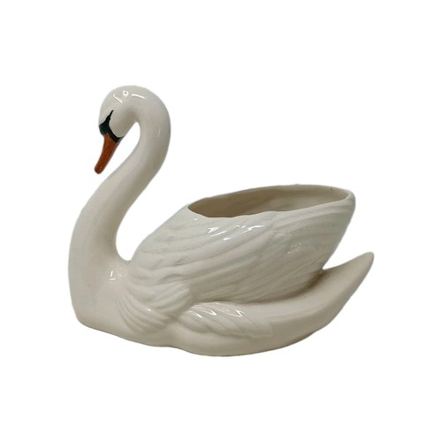Vintage ceramic swan - vintage, carlis