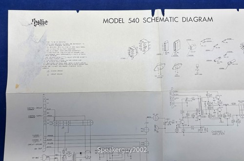 Original leslie speaker - original,