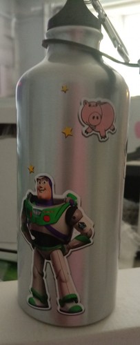 Metal water bottle toy - water,