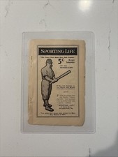 1907 Sporting Life Newspaper Advertisement - Antique Baseball