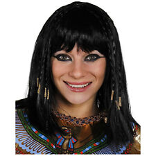 LADIES CLEOPATRA WIG EGYPTIAN FANCY DRESS COSTUME ACCESSORY HISTORIC QUEEN