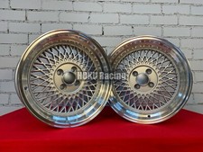 4X 15" BBS ST1 Klutch sl1 style wheels 4X100 deep dish for VW HONDA Toyota E30