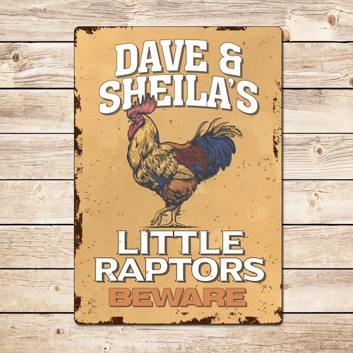 Little raptors funny chicken - little,