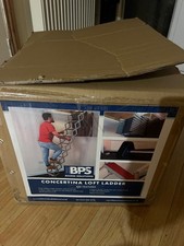 Concertina Loft Ladder - Folding Telescopic Aluminium Space Saving - (9ft model