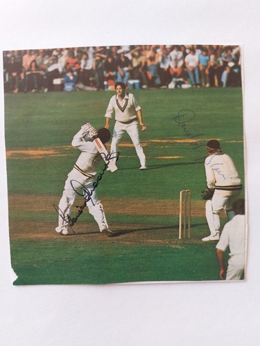 Gordon greenidge signed photo - gordon,