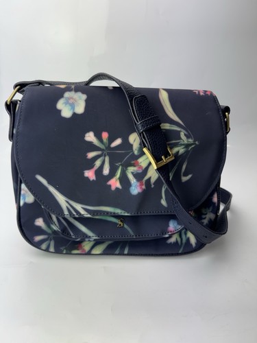 Joules navy floral nylon cross - navy,