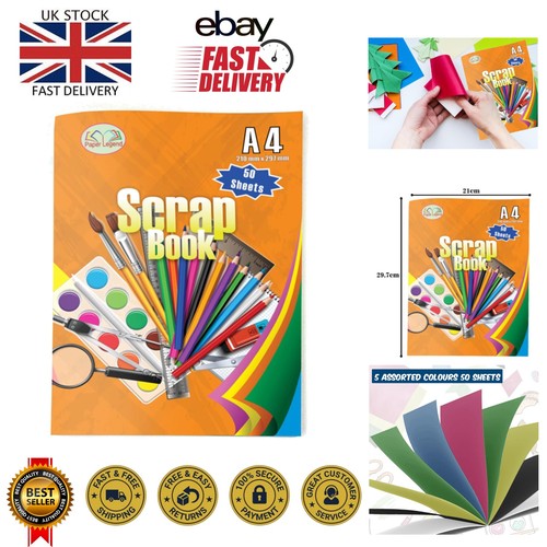 Multicolour scrapbook with - multicolour, a4