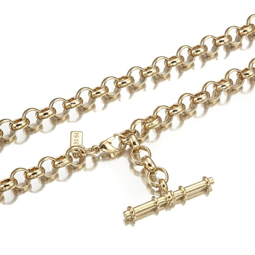18k solid rolo belcher - gl,