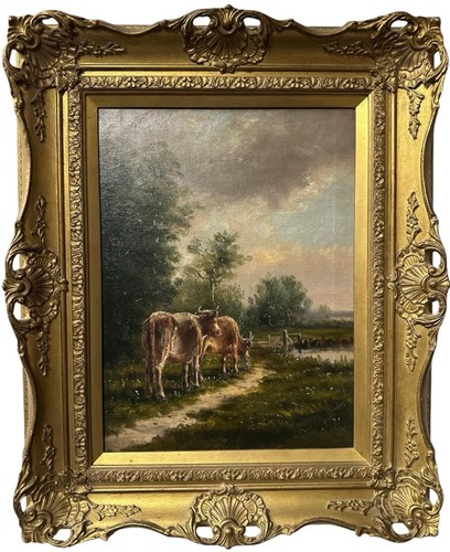 19th century cattle - cattle, in