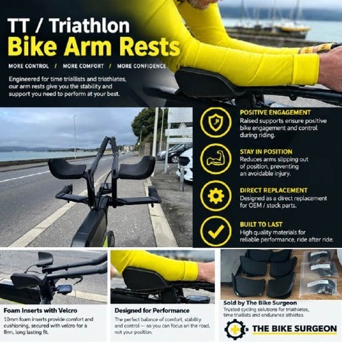 Triathlon bike arm rests - tt,