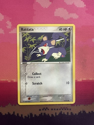 Pokemon card rattata - rattata, ex