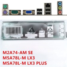For Asus M2A74-AM SE & M5A78L-M LX3 Shield I/O IO Rear Backplate Motherboard