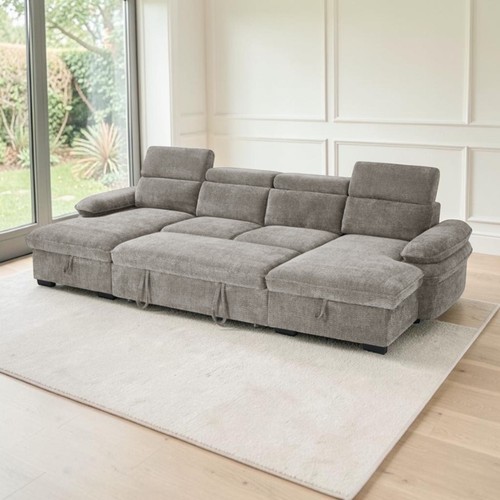 Hudley shape grey fabric - u-shape,