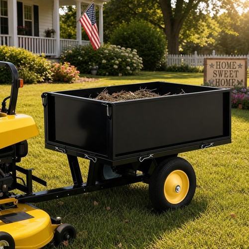 Metal garden trolley cart - trolley,