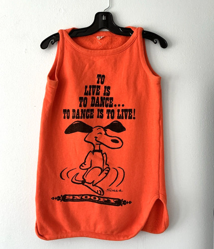 Vtg 70s snoopy tank - vtg,