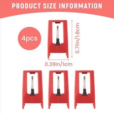 4 Pcs Record Player Needles