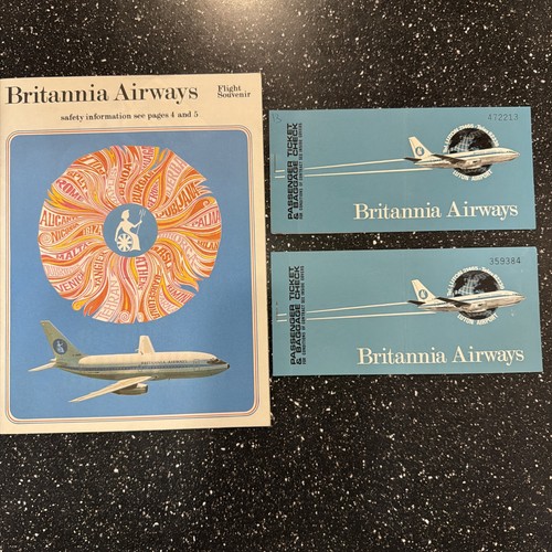 Britannia airways flight - britannia,
