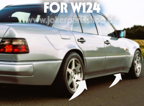 Side skirts mercedes w124 - side,